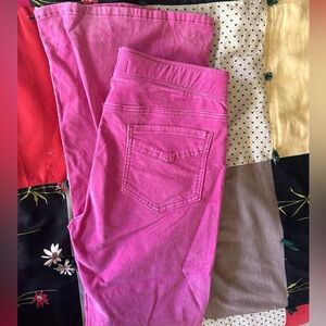 We The Free Fuchsia Corduroy Trousers